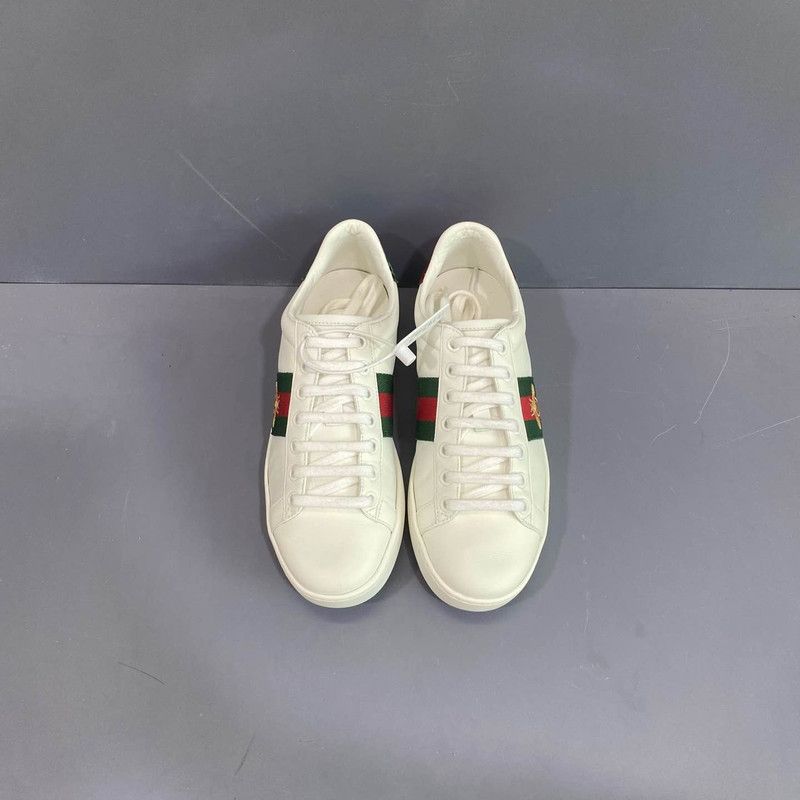 Gucci Gucci Ace Leather Bee Sneakers for Women 0079 Size US 5 / IT 35 - 2 Thumbnail