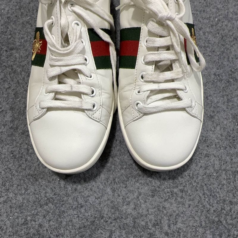 Gucci Gucci Ace Leather Low-Top Sneakers for Women 0079 Size US 6.5 / IT 36.5 - 7 Thumbnail