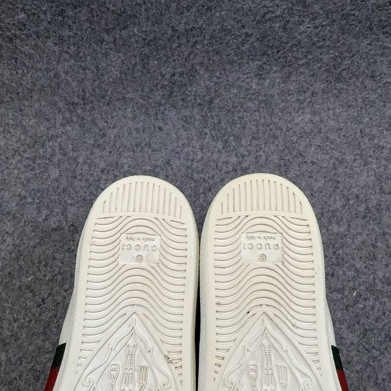 Gucci Gucci Ace Leather Low-Top Sneakers for Women 0079 Size US 6.5 / IT 36.5 - 6 Thumbnail