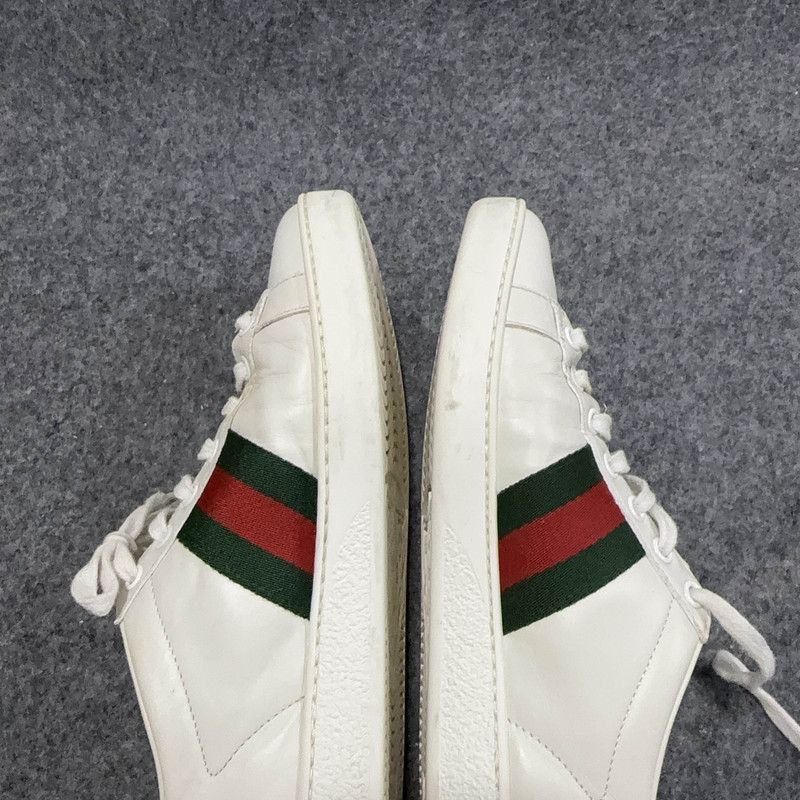 Gucci Gucci Ace Leather Low-Top Sneakers for Women 0079 Size US 6.5 / IT 36.5 - 11 Thumbnail