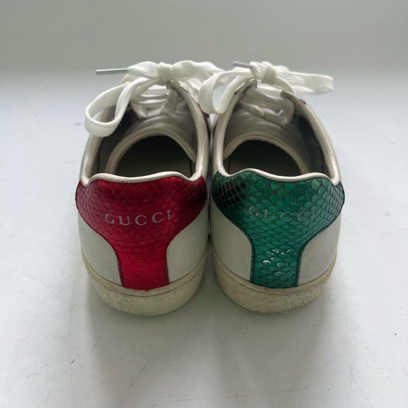 Gucci Gucci Ace Low-Top Sneakers with Bee Design 0079 Size US 5 / IT 35 - 3 Thumbnail
