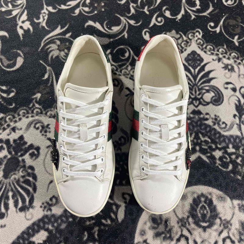 Gucci Gucci ACE Embroidered Fashion Sneakers for Women 0079 Size US 6 / IT 36 - 2 Thumbnail
