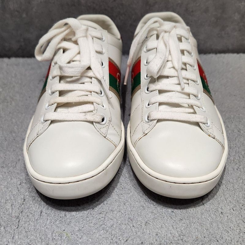 Gucci Gucci Ace Interlocking Logo Low-top Sneakers 0079 Size US 5 / IT 35 - 12 Thumbnail