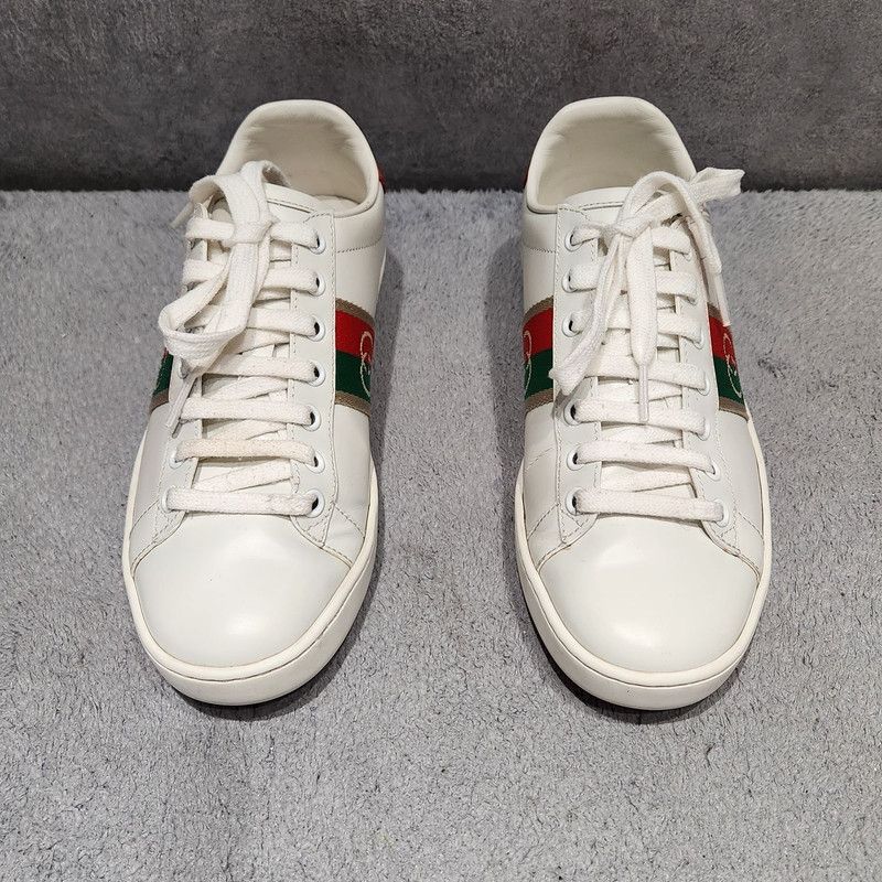 Gucci Gucci Ace Interlocking Logo Low-top Sneakers 0079 Size US 5 / IT 35 - 2 Thumbnail