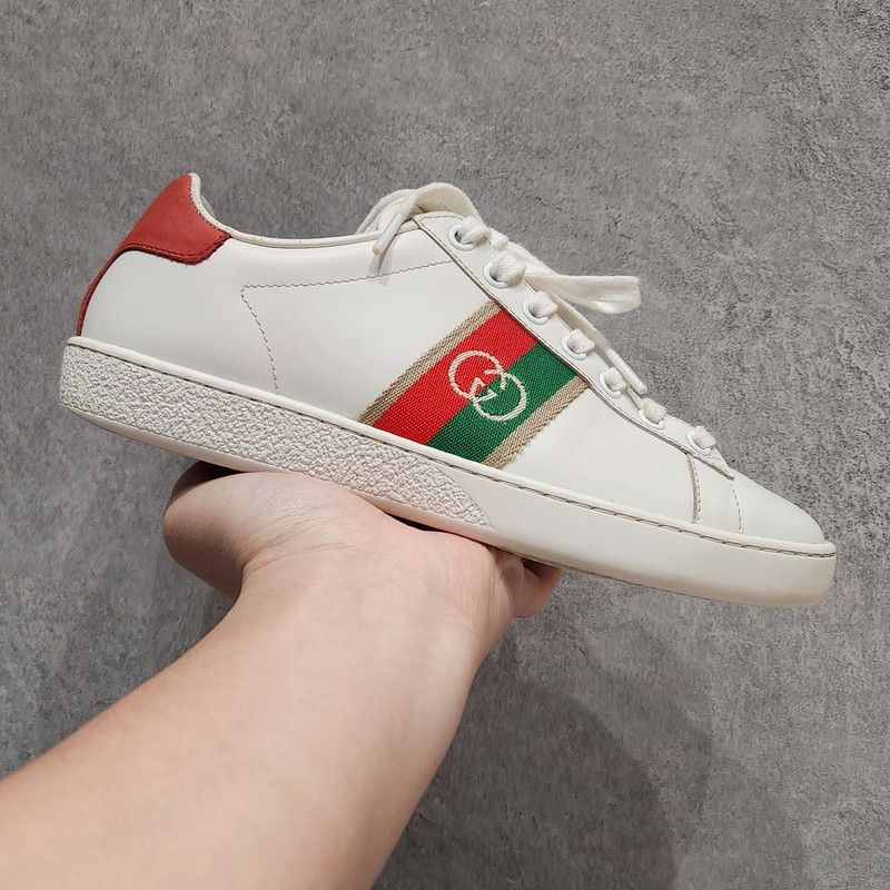 Gucci Gucci Ace Interlocking Logo Low-top Sneakers 0079 Size US 5 / IT 35 - 7 Thumbnail
