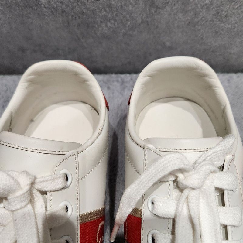 Gucci Gucci Ace Interlocking Logo Low-top Sneakers 0079 Size US 5 / IT 35 - 11 Thumbnail