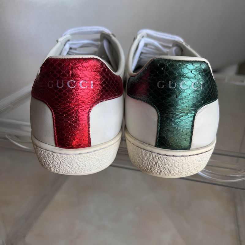 Gucci Gucci ACE Embroidered Fashion Sneakers for Women 0079 Size US 6 / IT 36 - 3 Thumbnail