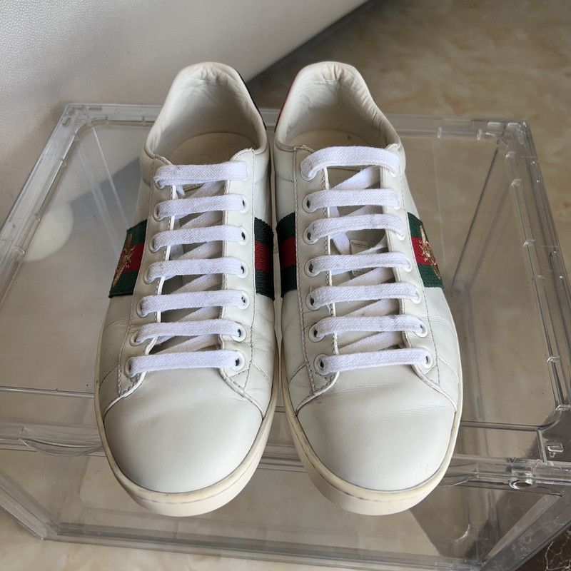 Gucci Gucci ACE Embroidered Fashion Sneakers for Women 0079 Size US 6 / IT 36 - 2 Thumbnail