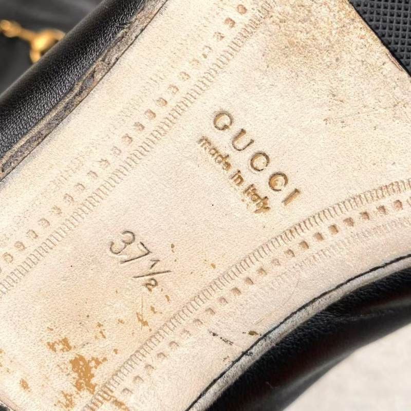 Gucci Gucci Leather Horsebit Casual Loafers for Women 0079 Size US 7.5 / IT 37.5 - 7 Thumbnail