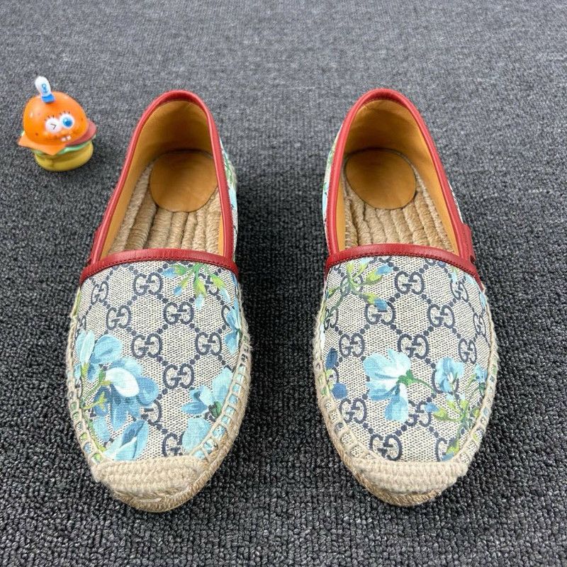 Gucci Gucci Floral Print Fisherman Shoes for Women 0079 Size US 6.5 / IT 36.5 - 2 Thumbnail