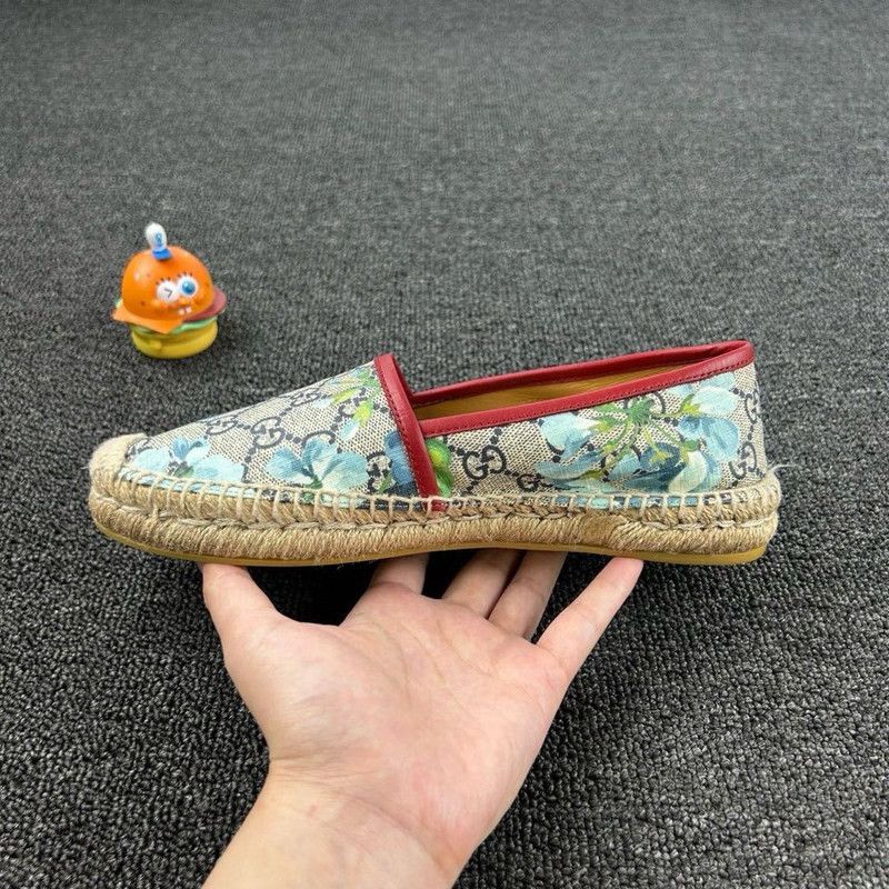 Gucci Gucci Floral Print Fisherman Shoes for Women 0079 Size US 6.5 / IT 36.5 - 6 Thumbnail