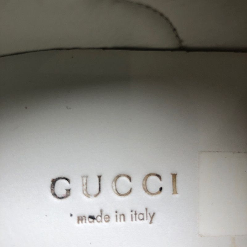 Gucci Gucci Ace Pearl Detail Low-Top Sneakers 0079 Size US 5 / IT 35 - 9 Thumbnail