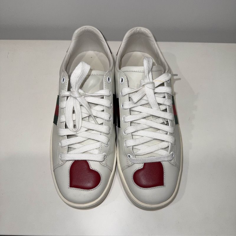 Gucci GUCCI Stylish White Ace Sneakers for Women 0079 Size US 6.5 / IT 36.5 - 2 Thumbnail
