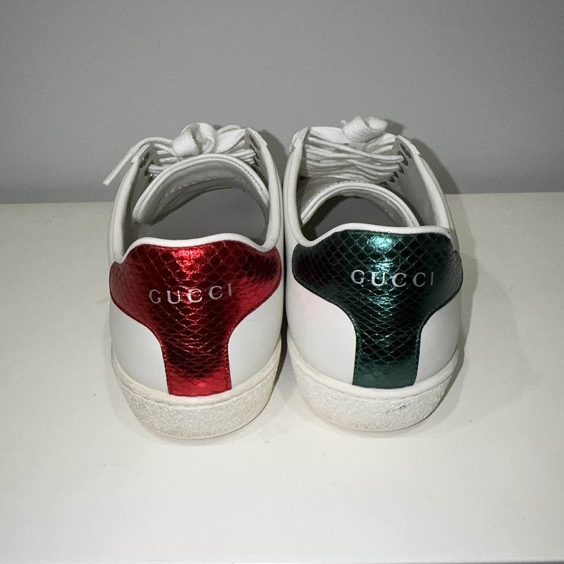 Gucci GUCCI Stylish White Ace Sneakers for Women 0079 Size US 6.5 / IT 36.5 - 3 Thumbnail