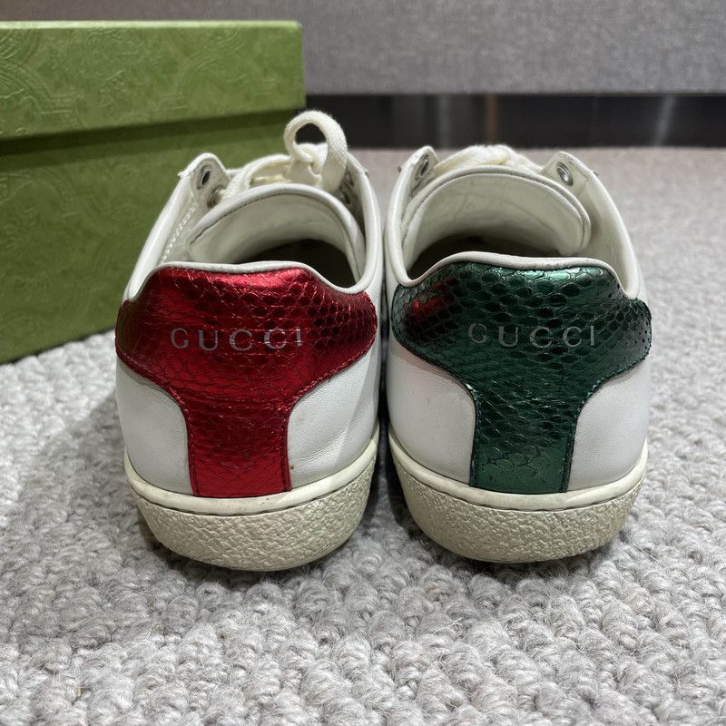 Gucci Gucci ACE Leather Pineapple Embroidered Sneakers 0079 Size US 5 / IT 35 - 3 Thumbnail