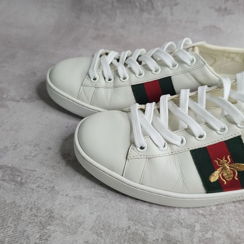 Gucci Gucci Ace Embroidered Sneakers for Women 0079 Size US 6.5 / IT 36.5 - 10 Thumbnail