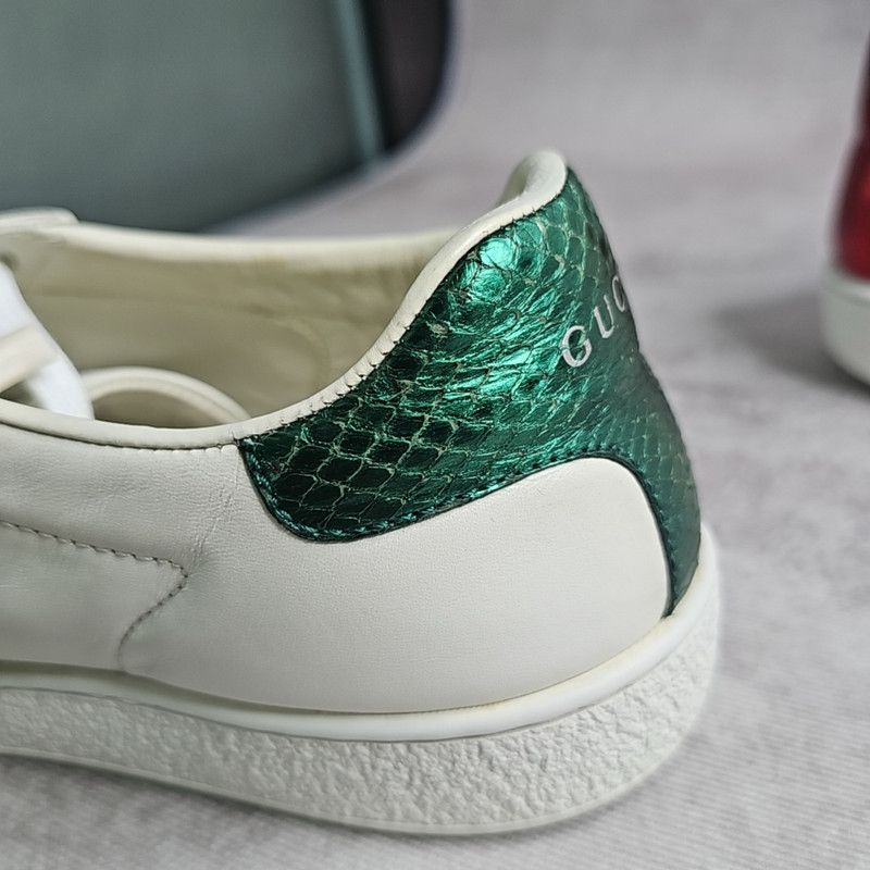 Gucci Gucci Ace Embroidered Sneakers for Women 0079 Size US 6.5 / IT 36.5 - 7 Thumbnail