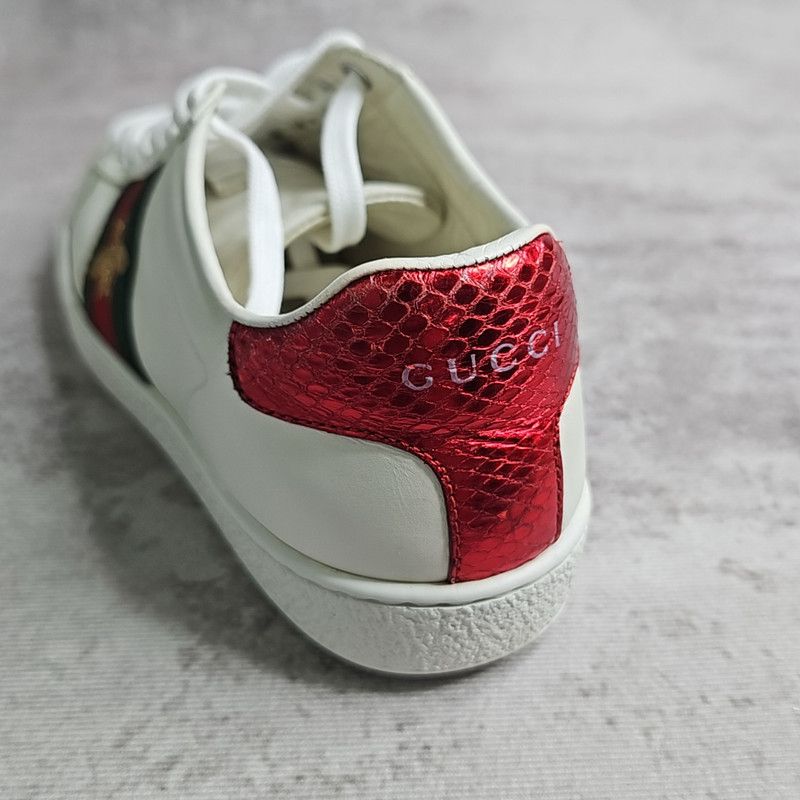 Gucci Gucci Ace Embroidered Sneakers for Women 0079 Size US 6.5 / IT 36.5 - 8 Thumbnail
