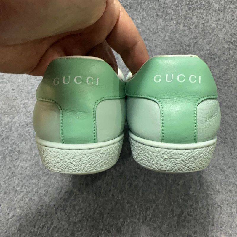 Gucci Gucci Ace Leather Lace-Up Low-Top Sneakers 0079 Size US 6 / IT 36 - 9 Thumbnail