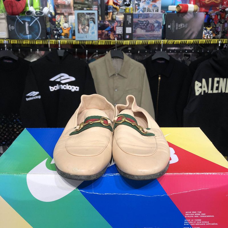 Gucci Gucci Horsebit Loafers in Nude Color 0079 Size US 8.5 / IT 38.5 - 2 Thumbnail