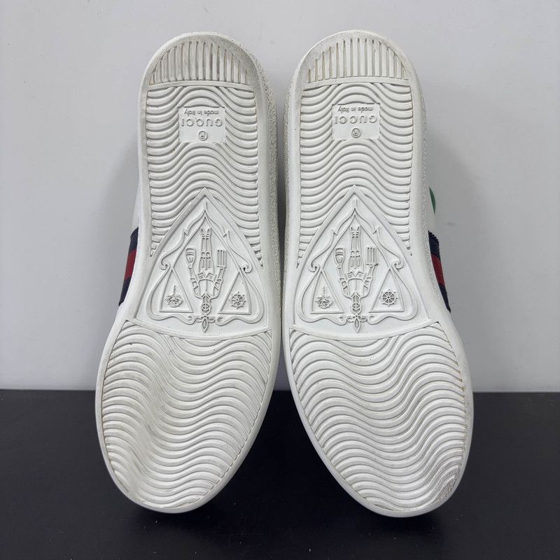Gucci Gucci Ace Leather Low-Top Fashion Sneakers 0079 Size US 6 / IT 36 - 4 Thumbnail