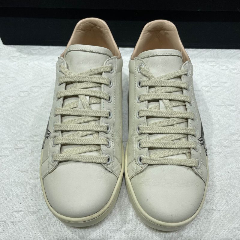 Gucci Gucci Ace Mystic Leather Fashion Sneakers for Women 0079 Size US 8 / IT 38 - 2 Thumbnail