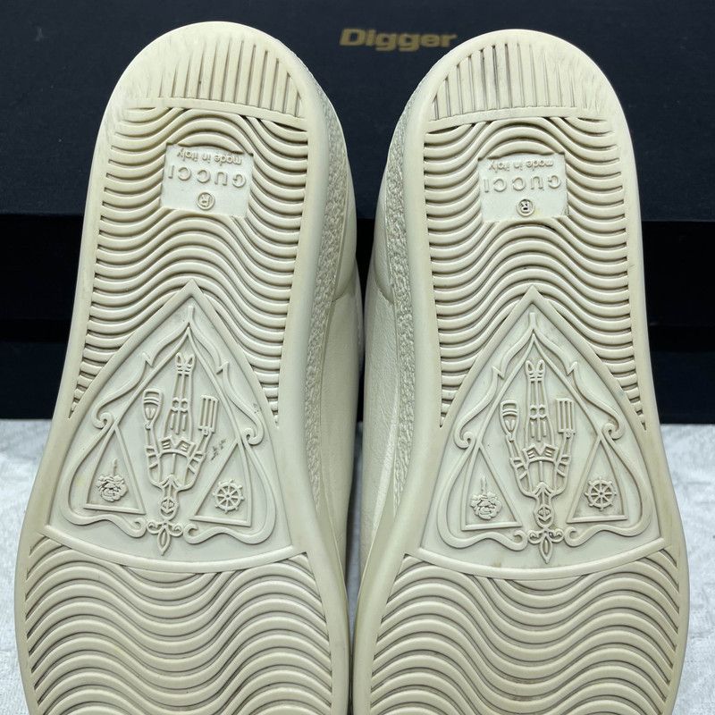 Gucci Gucci Ace Mystic Leather Fashion Sneakers for Women 0079 Size US 8 / IT 38 - 11 Thumbnail