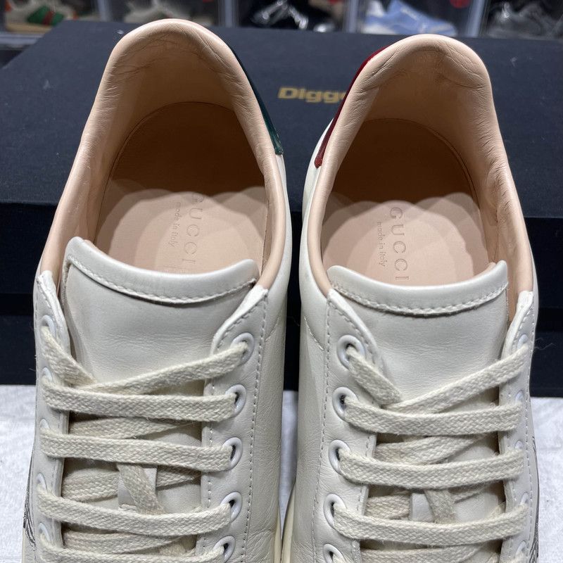 Gucci Gucci Ace Mystic Leather Fashion Sneakers for Women 0079 Size US 8 / IT 38 - 13 Thumbnail