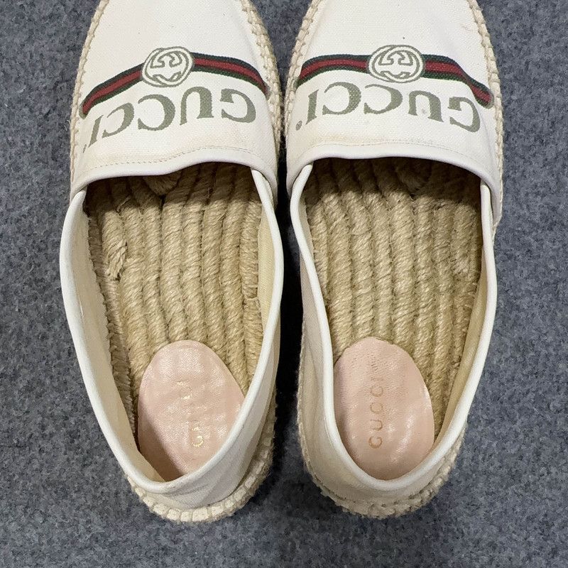 Gucci Gucci Casual White Espadrilles for Women 0079 Size US 7.5 / IT 37.5 - 7 Thumbnail