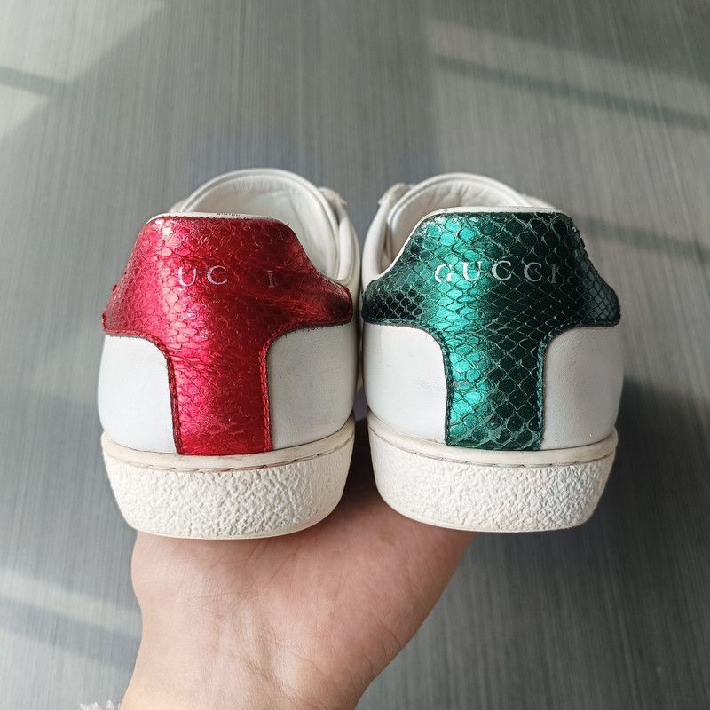 Gucci Gucci Ace Embroidered Fashion Sneakers for Women 0079 Size US 6.5 / IT 36.5 - 3 Thumbnail