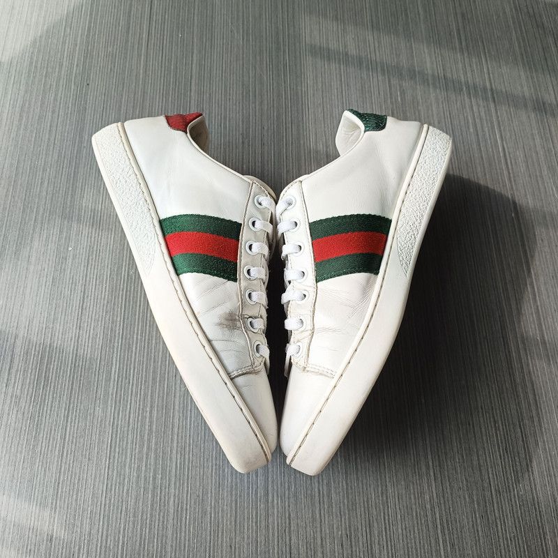 Gucci Gucci Ace Embroidered Fashion Sneakers for Women 0079 Size US 6.5 / IT 36.5 - 7 Thumbnail