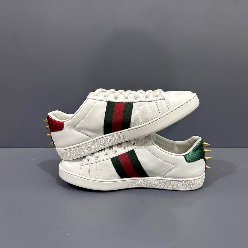 Gucci Gucci Ace Studded Fashion Sneakers for Women 0079 Size US 5 / IT 35 - 7 Thumbnail