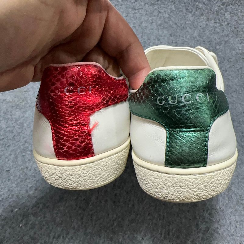 Gucci Gucci Ace Embroidered Fashion Sneakers for Women 0079 Size US 8 / IT 38 - 9 Thumbnail