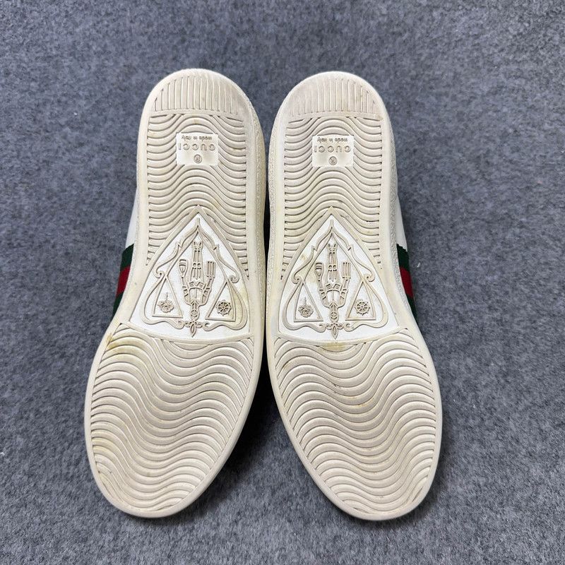 Gucci Gucci Ace Embroidered Fashion Sneakers for Women 0079 Size US 8 / IT 38 - 4 Thumbnail