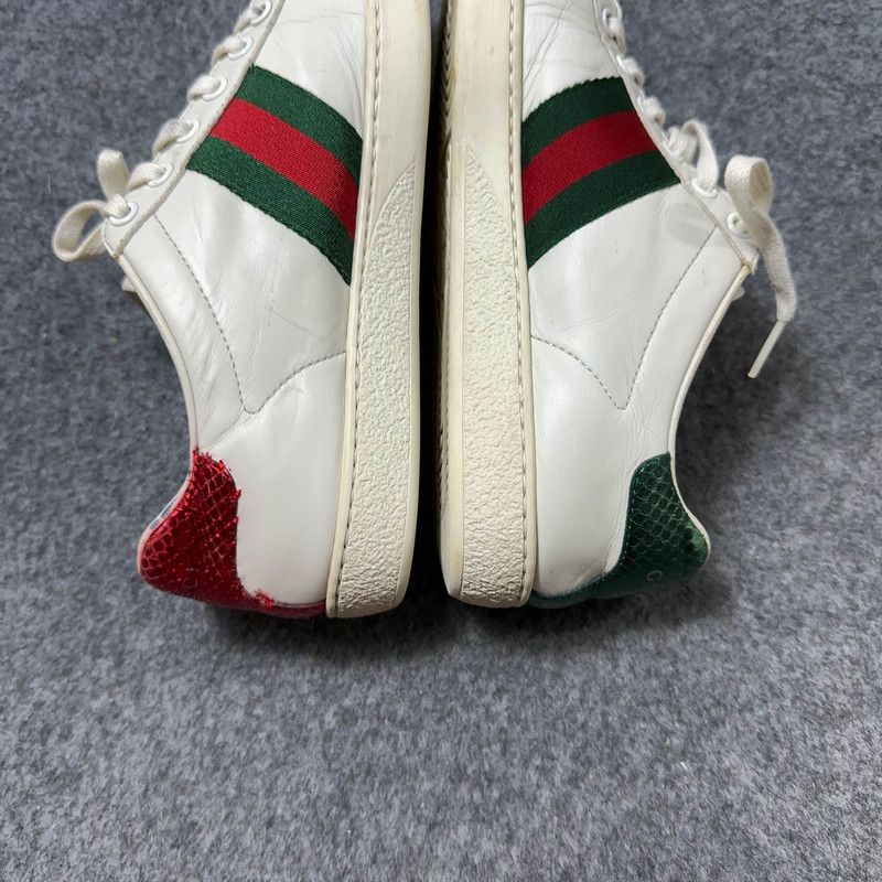 Gucci Gucci Ace Embroidered Fashion Sneakers for Women 0079 Size US 8 / IT 38 - 12 Thumbnail
