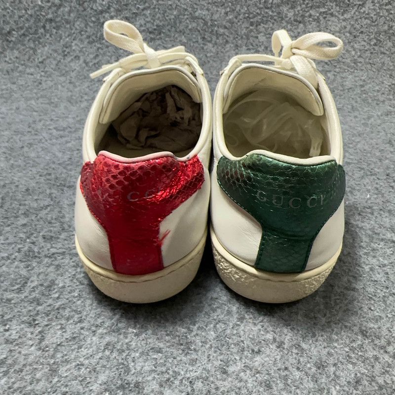 Gucci Gucci Ace Embroidered Fashion Sneakers for Women 0079 Size US 8 / IT 38 - 3 Thumbnail
