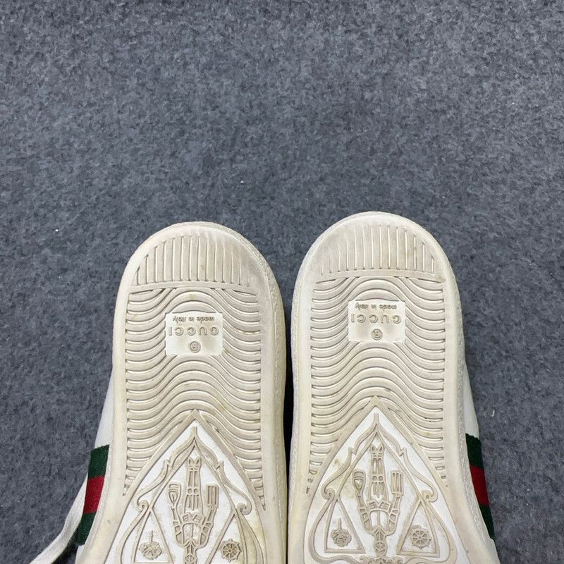 Gucci Gucci Ace Embroidered Fashion Sneakers for Women 0079 Size US 8 / IT 38 - 6 Thumbnail