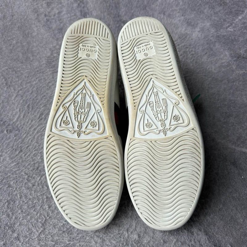 Gucci Gucci ACE Embroidered Fashion Sneakers for Women 0079 Size US 6.5 / IT 36.5 - 4 Thumbnail