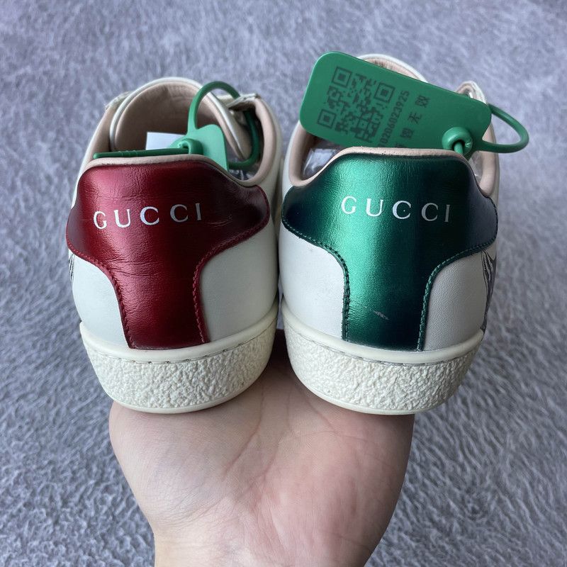 Gucci Gucci Ace Mystic Leather Fashion Sneakers for Women 0079 Size US 6 / IT 36 - 3 Thumbnail