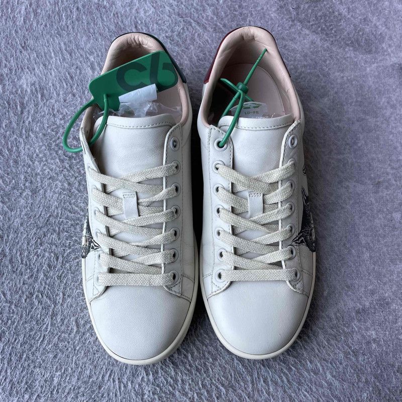 Gucci Gucci Ace Mystic Leather Fashion Sneakers for Women 0079 Size US 6 / IT 36 - 2 Thumbnail