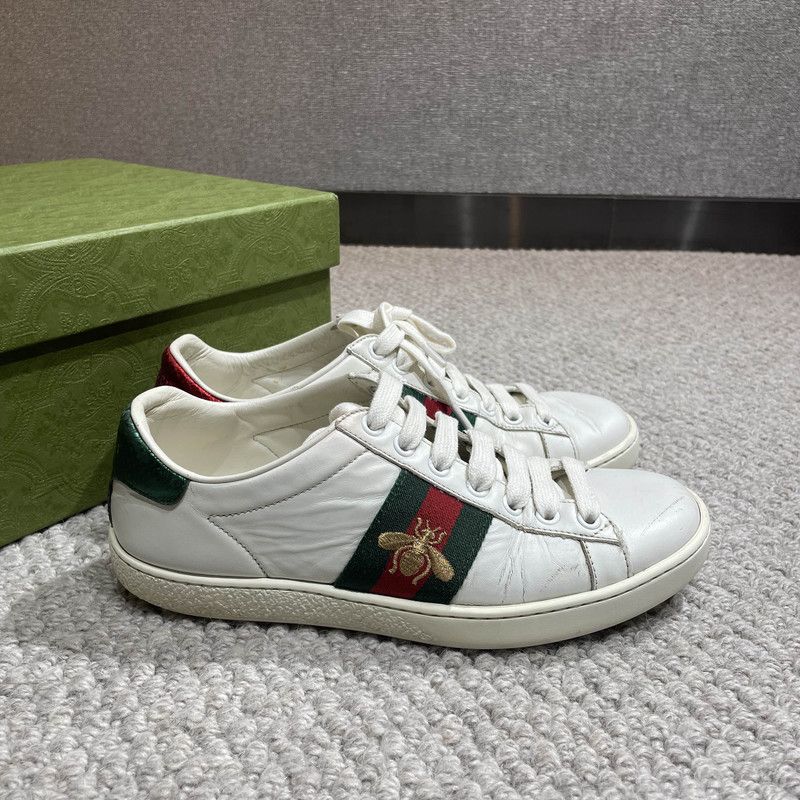 Gucci Gucci Ace Embroidered Fashion Sneakers for Women 0079 Size US 5 / IT 35 - 7 Thumbnail
