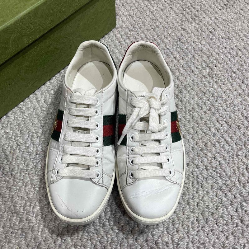 Gucci Gucci Ace Embroidered Fashion Sneakers for Women 0079 Size US 5 / IT 35 - 2 Thumbnail