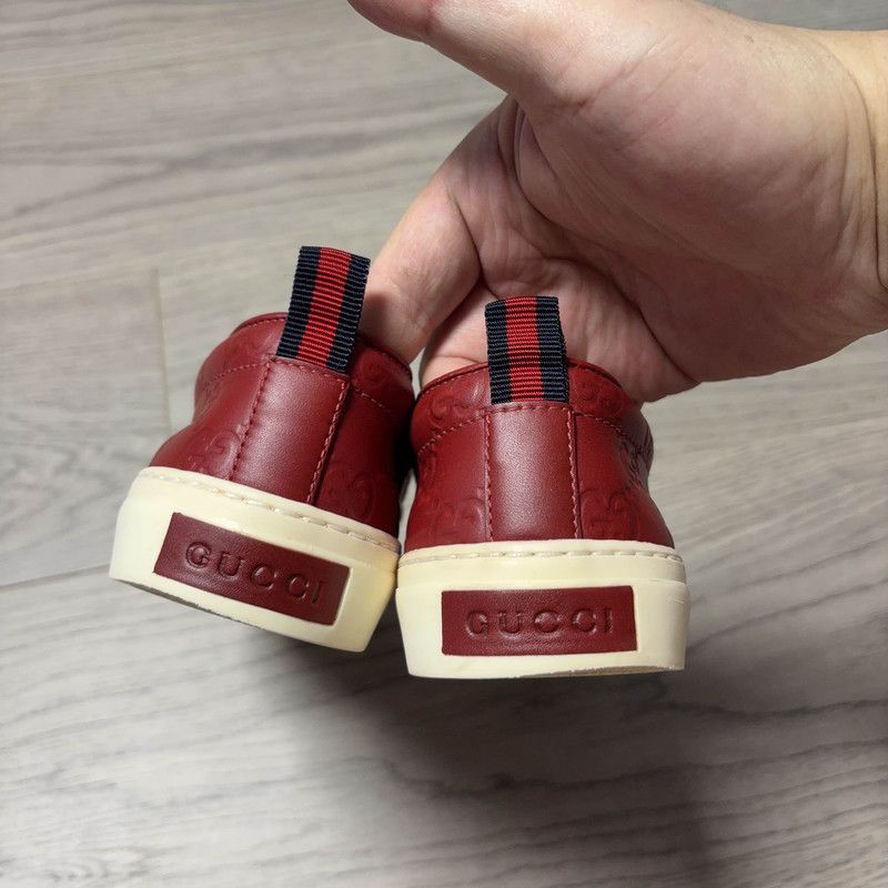 Gucci Gucci Stylish Leather Slip-On Sneakers for Women 0079 Size US 6.5 / IT 36.5 - 3 Thumbnail