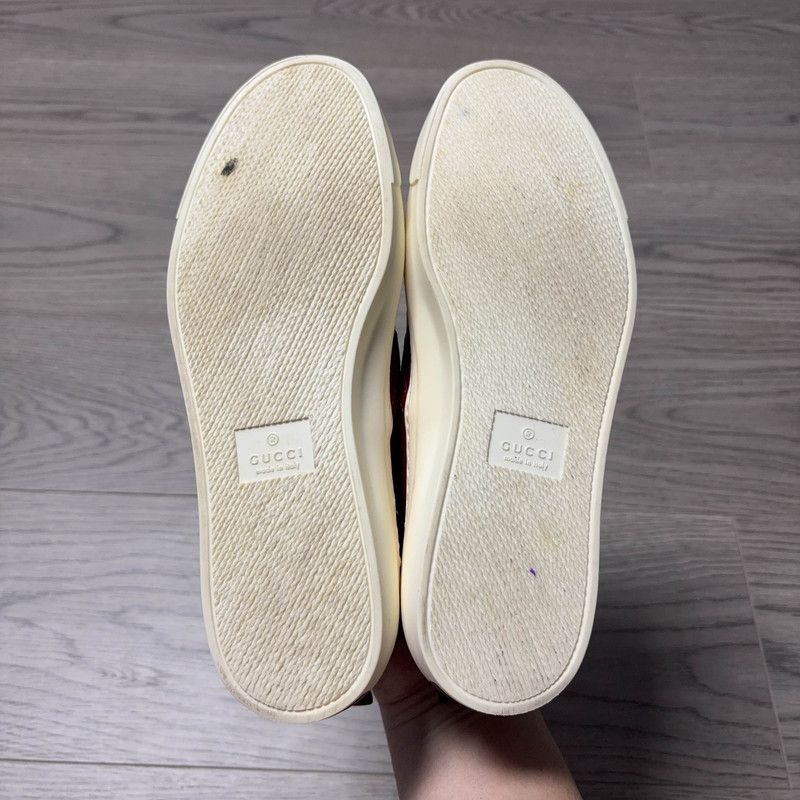 Gucci Gucci Stylish Leather Slip-On Sneakers for Women 0079 Size US 6.5 / IT 36.5 - 4 Thumbnail