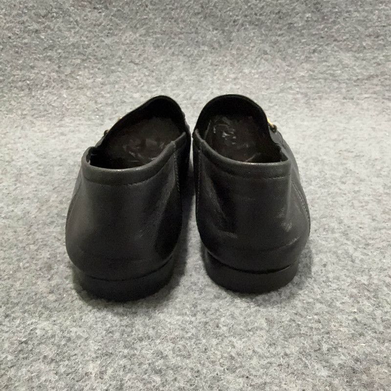 Gucci Gucci Black Leather Loafers with Horsebit Detail 0079 Size US 5 / IT 35 - 3 Thumbnail