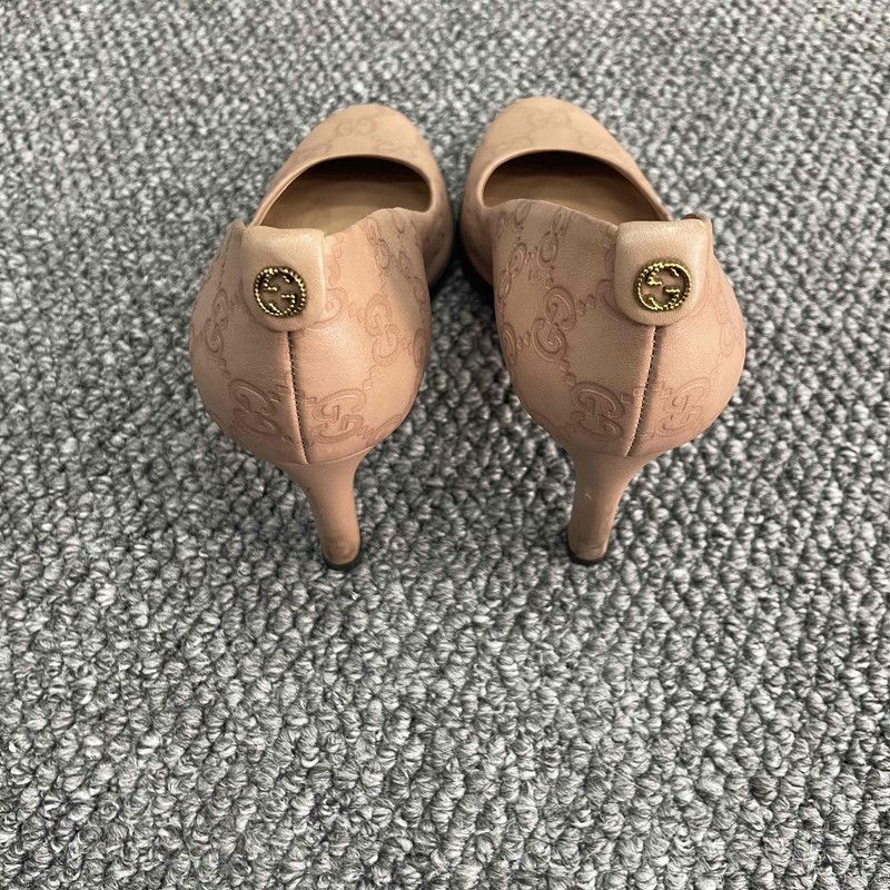 Gucci Gucci Pink Double G High Heels for Women 0079 Size US 6.5 / IT 36.5 - 3 Thumbnail