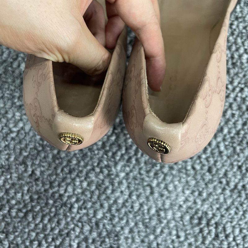 Gucci Gucci Pink Double G High Heels for Women 0079 Size US 6.5 / IT 36.5 - 14 Thumbnail