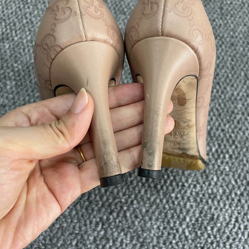 Gucci Gucci Pink Double G High Heels for Women 0079 Size US 6.5 / IT 36.5 - 15 Thumbnail