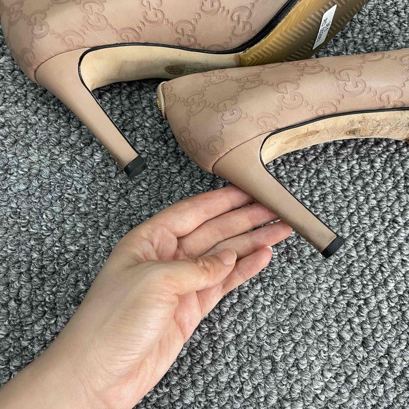 Gucci Gucci Pink Double G High Heels for Women 0079 Size US 6.5 / IT 36.5 - 10 Thumbnail
