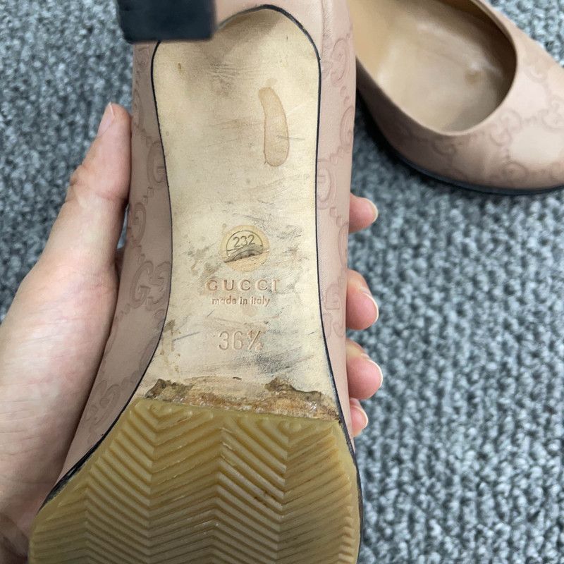 Gucci Gucci Pink Double G High Heels for Women 0079 Size US 6.5 / IT 36.5 - 5 Thumbnail